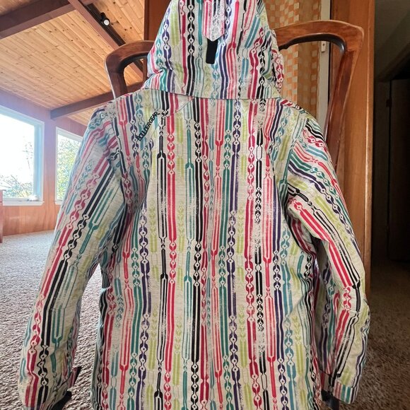 Boulder Gear Kids Colorful Ski Winter Snow Jacket Coat Girls Size L 8935P - Picture 3 of 9